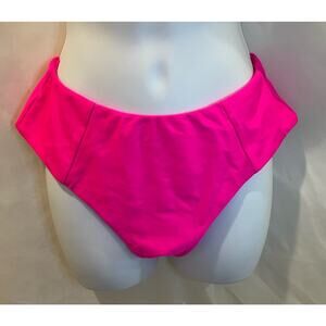 Hot Pink Swim Bottoms - Size M - NWOT